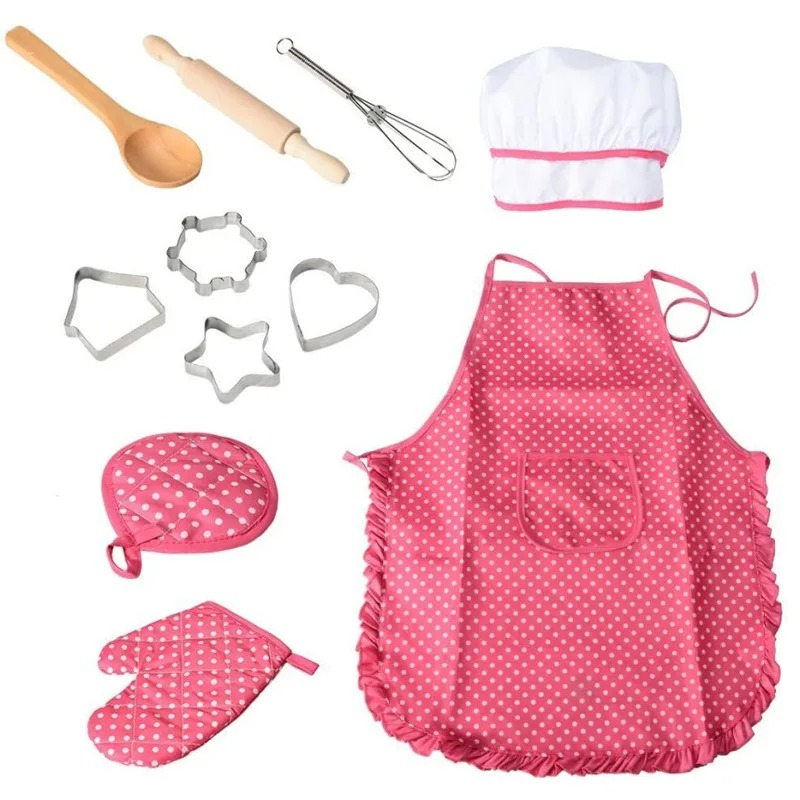 Baking Kitchen Set Up - 11 قطعة من أدوات الخبز للأطفال: