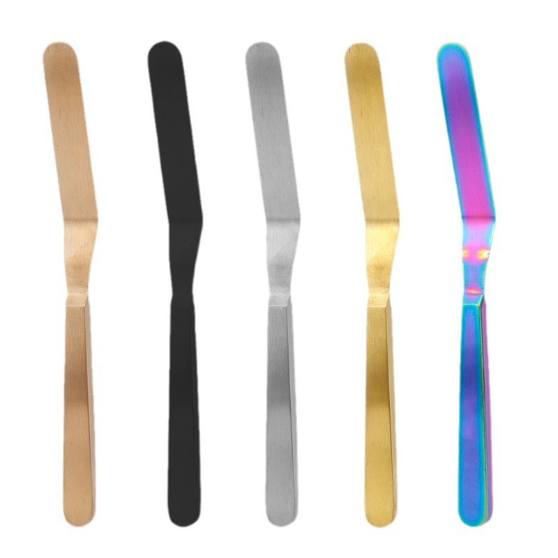 Offset Spatula Set - ملعقة تزيين الكيك من الفولاذ المقاوم
