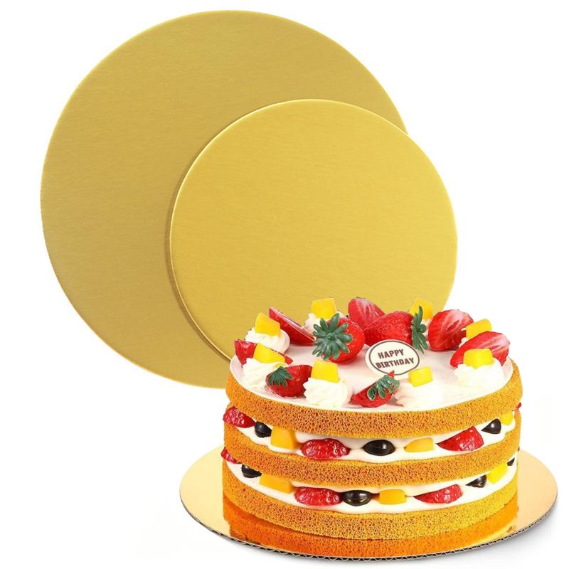 Cake Board Round - 10 قطع من قواعد الكيك الدائرية