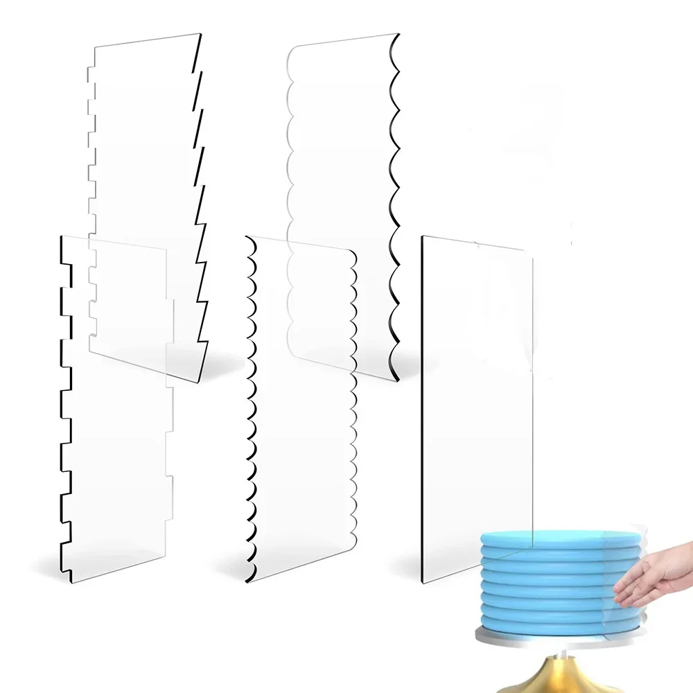 Offset Spatula Set - 2 قطعة مجموعة مكشطة كعكة الاكريليك