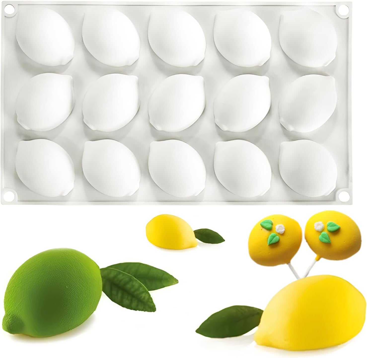 Kitchen Baking Trays - قالب سيليكون بـ 15 تجويف على