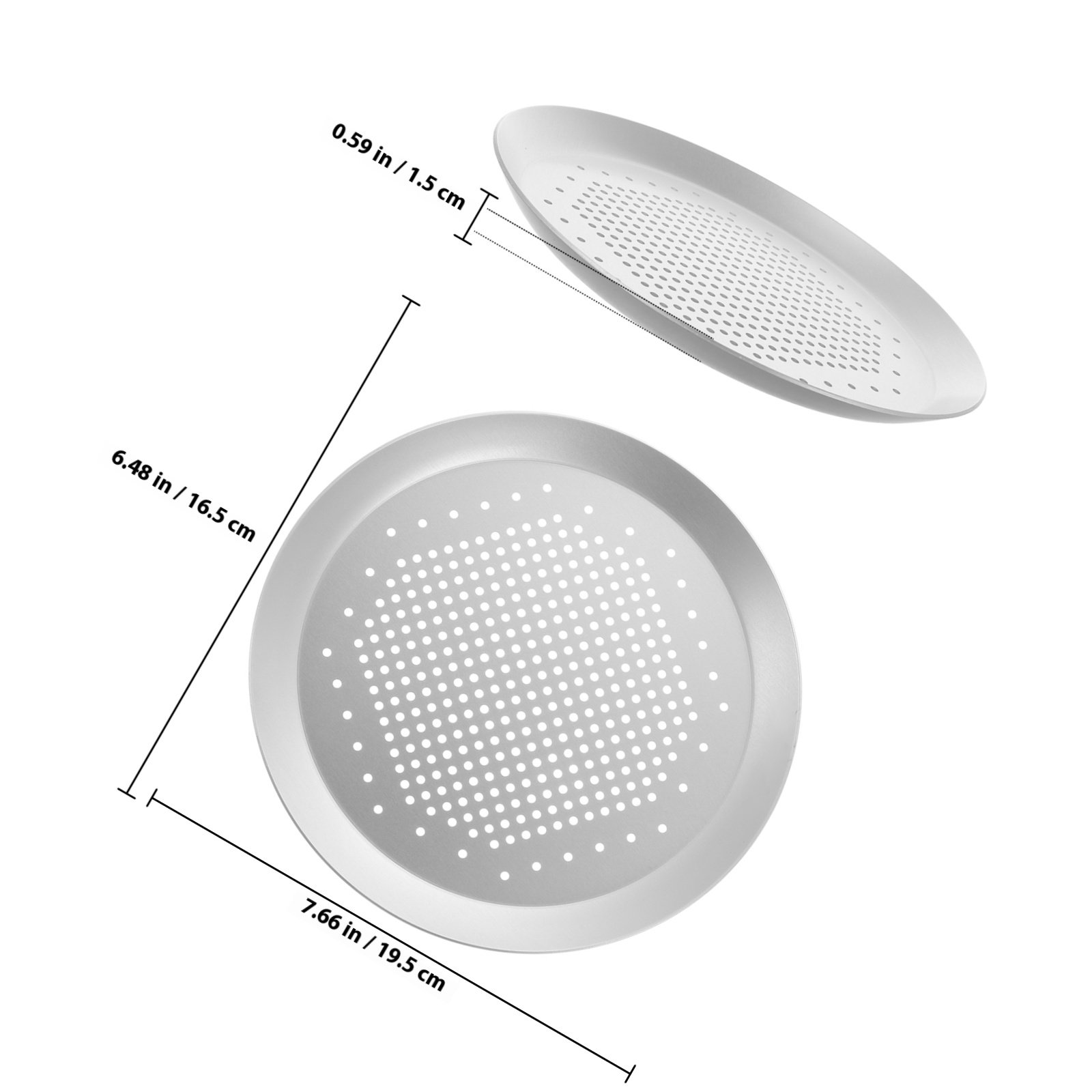 صينيتا بيتزا معدنيتان مثقوبتان - مراجعة Kitchen Essentials Baking Tray وسعره