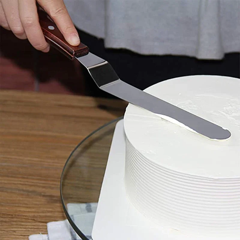 4/6/8/10 بوصة الفولاذ المقاوم  - مراجعة Offset Spatula Set وسعره