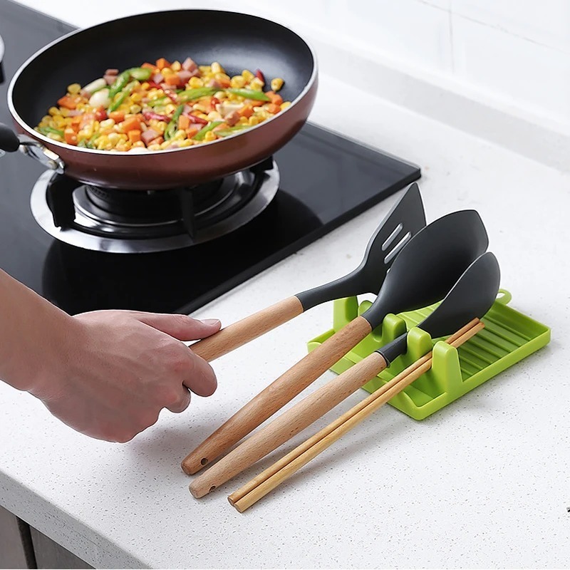 حامل ملعقة بلاستيكية رف تخزين  - مراجعة Offset Spatula Set وسعره