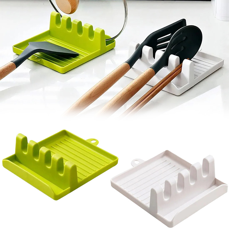 حامل ملعقة بلاستيكية رف تخزين  - مراجعة Offset Spatula Set وسعره