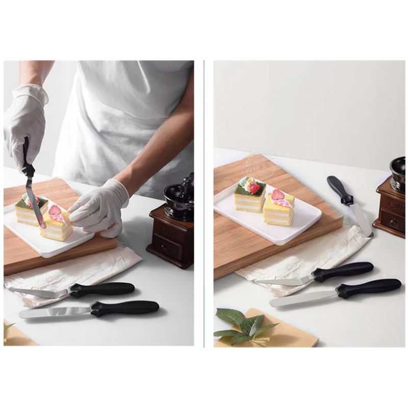 3 قطعة/المجموعة ملعقة شفرة بزا - مراجعة Offset Spatula Set وسعره