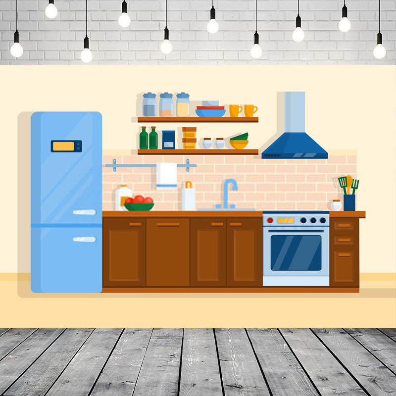 خلفية تصوير كرتونية للمطبخ للأ - مراجعة Kitchen Baking Background وسعره