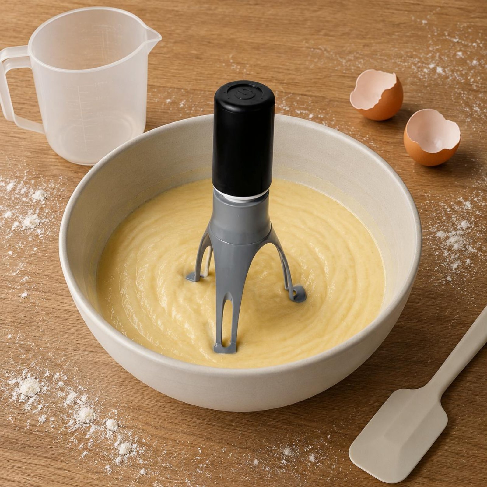 خلاط مثلثي أوتوماتيكي - خفاقة  - مراجعة Kitchen Baking Mixer وسعره