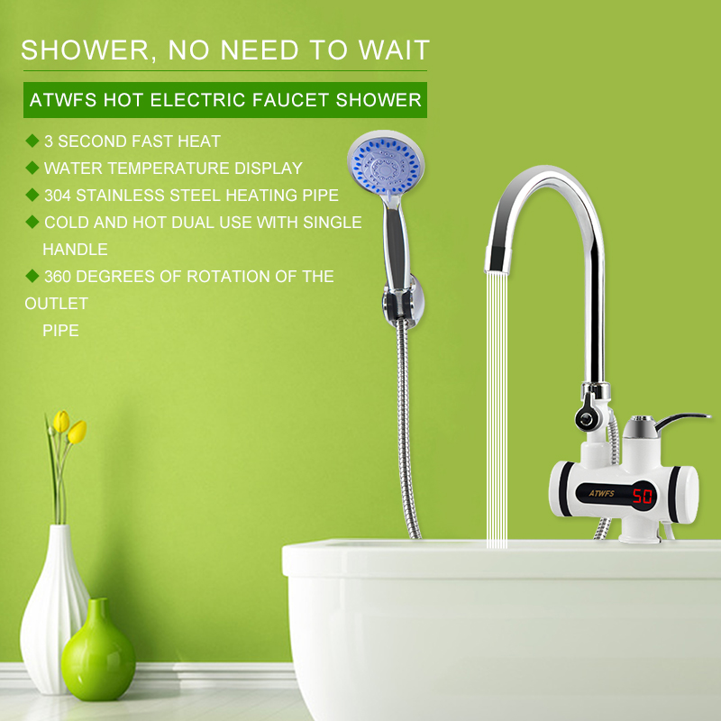 ATWFS 3000 واط Tankless سخان ا - مراجعة Kitchen Baking Mixer وسعره