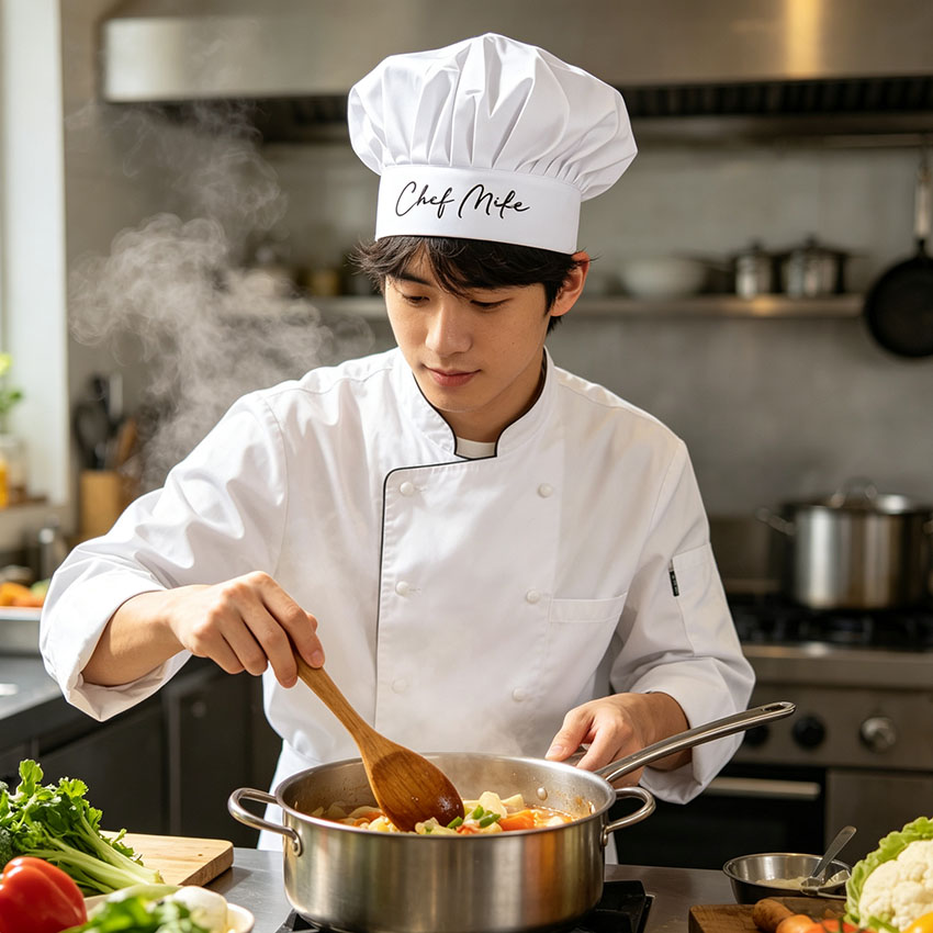 قبعات الطهاة المخصصة، مع إمكان - مراجعة Kitchen Baking Area وسعره