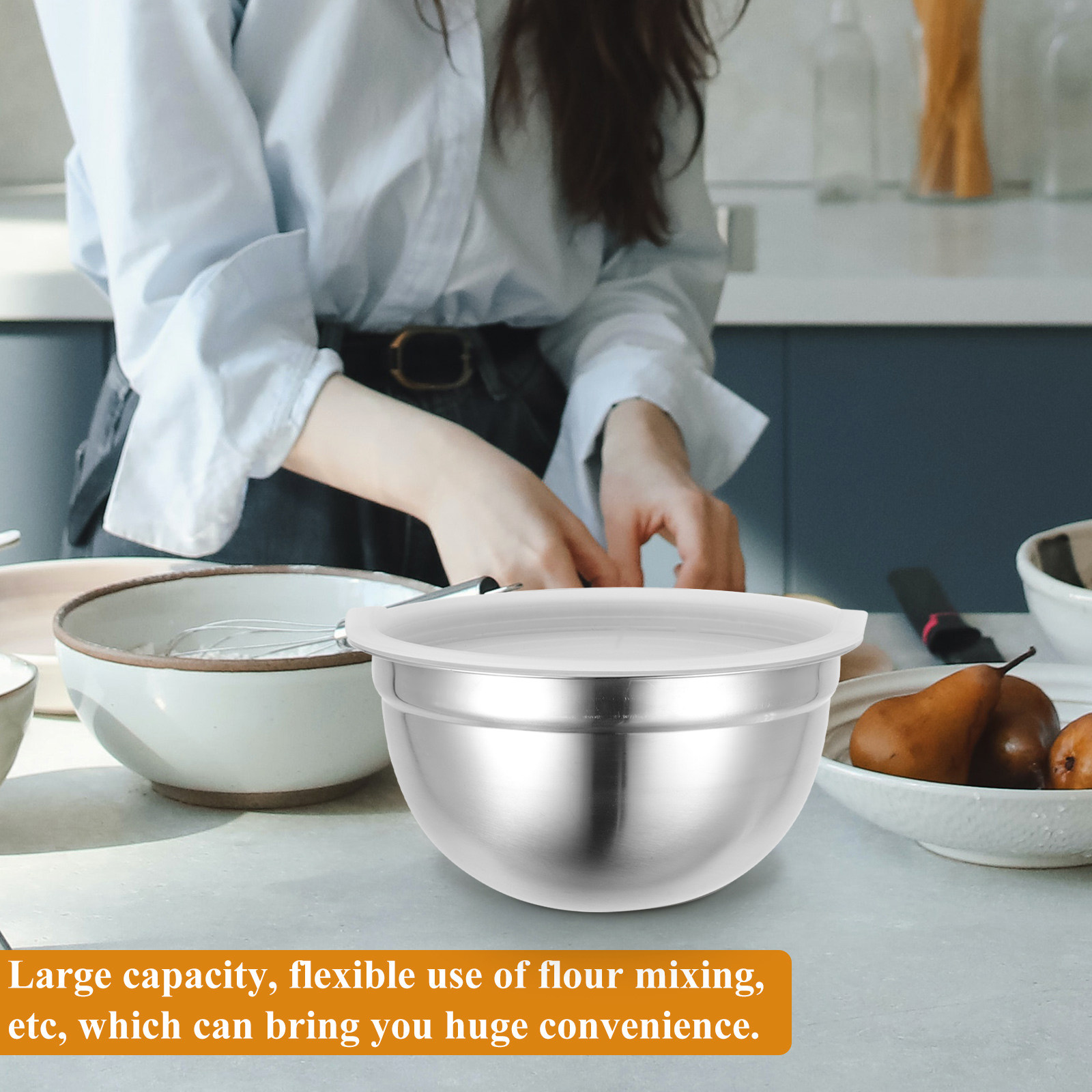 وعاء خلط من الفولاذ المقاوم لل - مراجعة Kitchen Baking Mixer وسعره